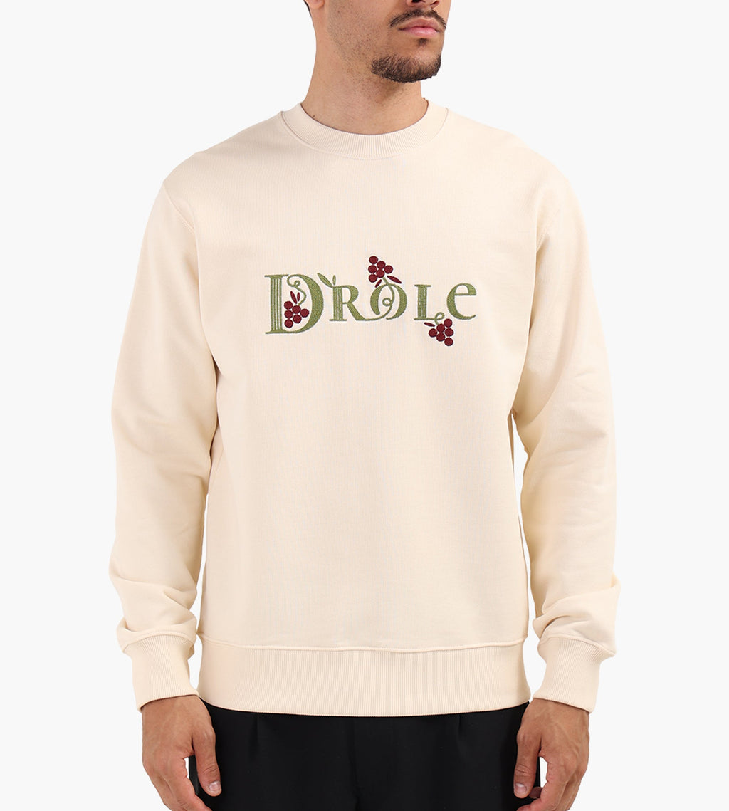 Drôle de Monsieur Drùle Heritage Sweatshirt Light Beige
