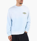 Bram's Fruit Distressed Leaf Longsleeve Blueberry Blue