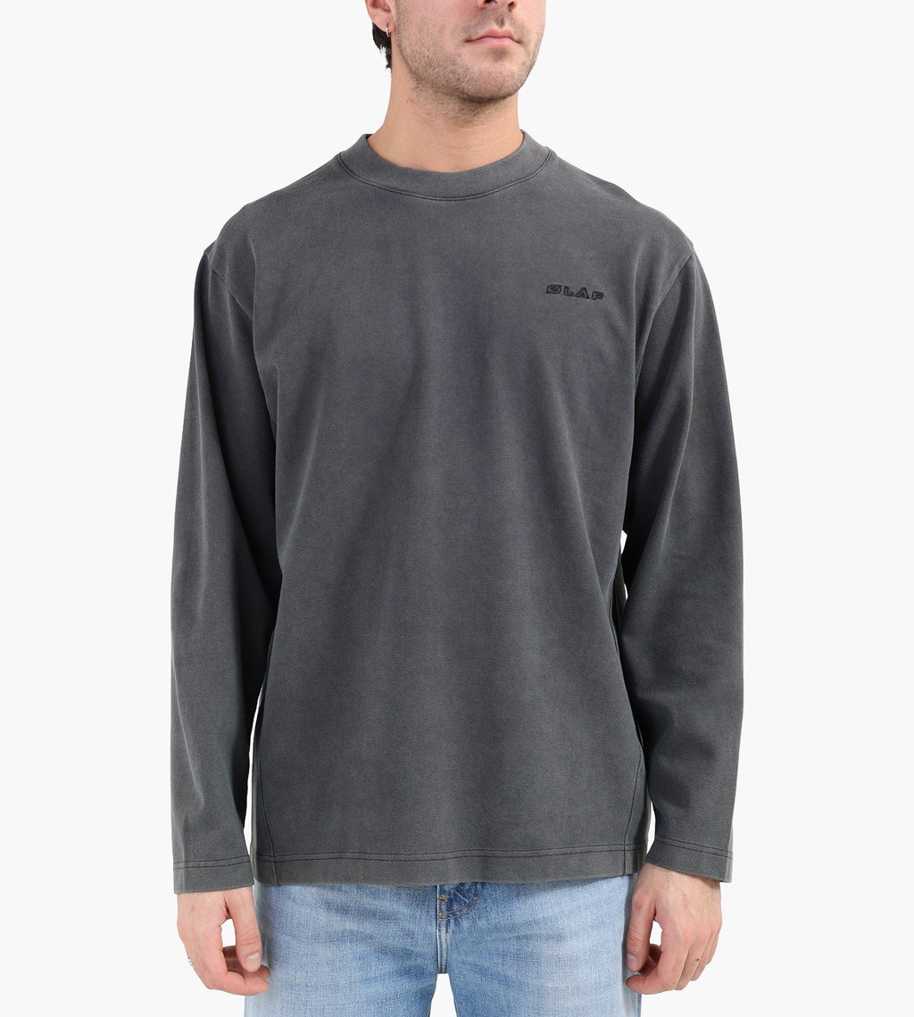 OLAF Washed Studio Longsleeve Charcoal
