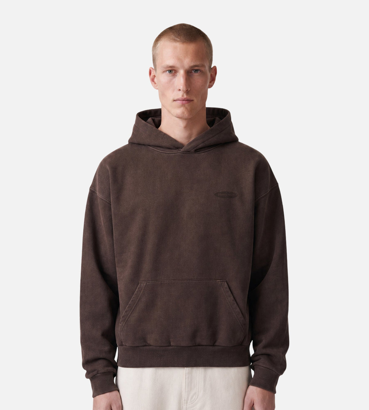 Bram's Fruit Distressed “F*ck Off I’m Gardening” Hoodie Brown
