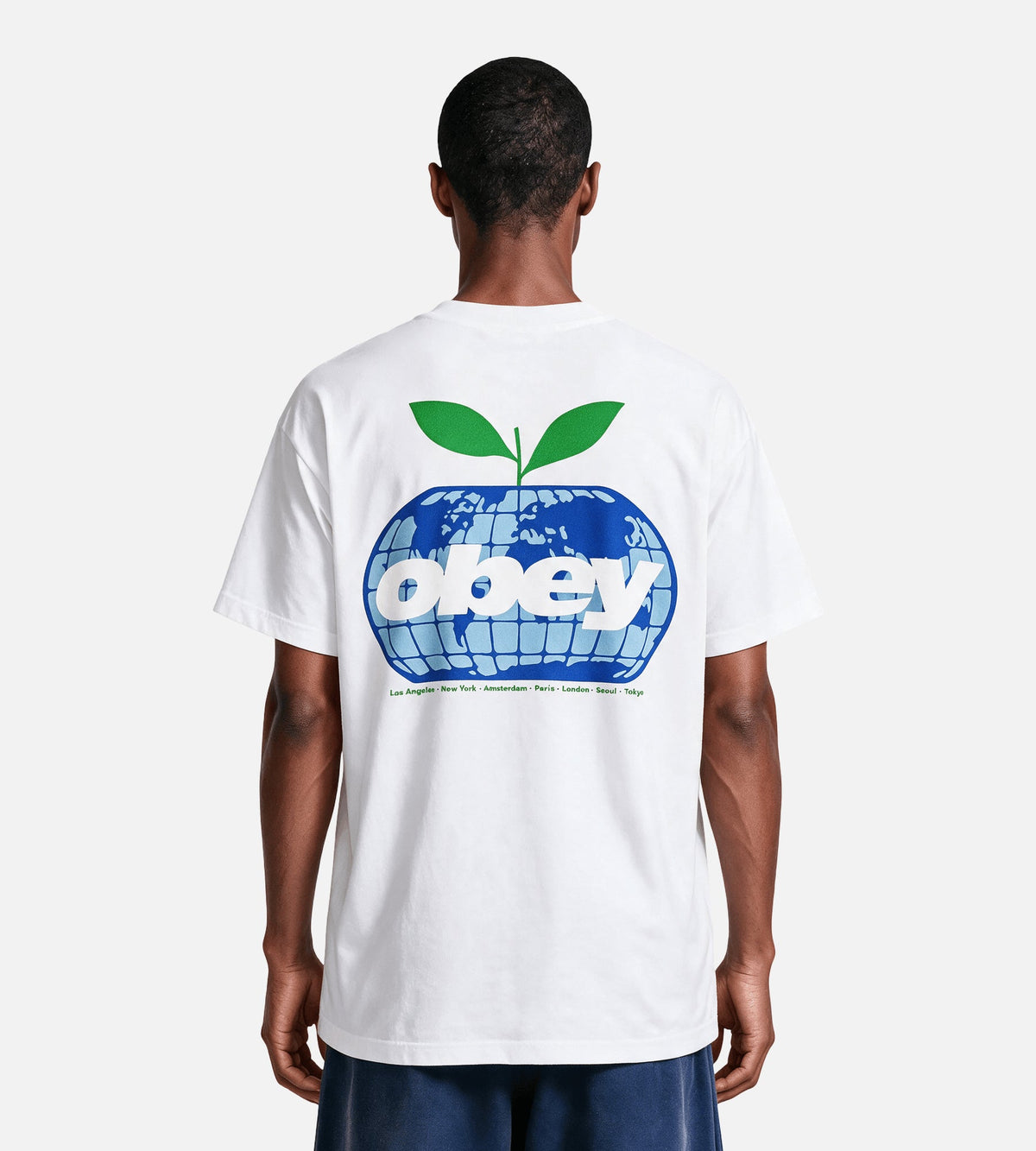 Obey Intercontinental Tee White