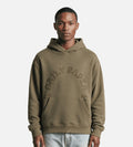 Daily Paper Self Fabric Oversized Orbit Hoodie Stone Gray