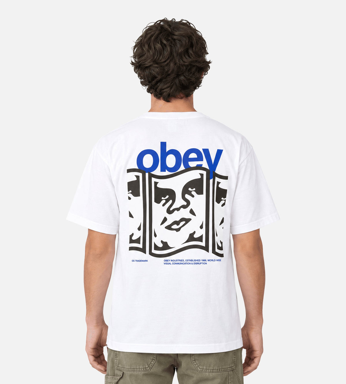 Obey Disruption Tee White