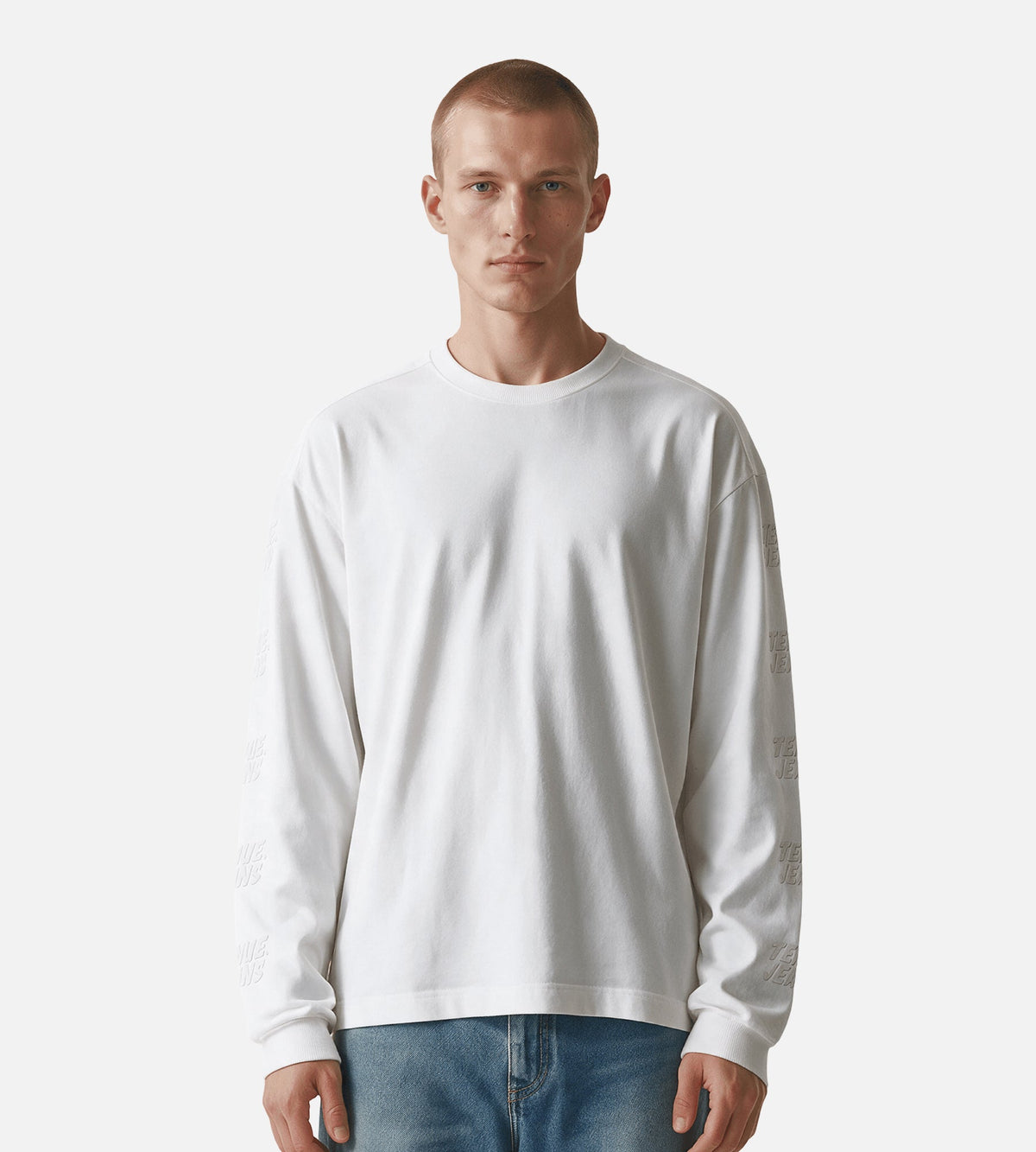 Tenue Brad Longsleeve Vintage White Print
