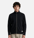 Norse Projects Teno Cotton Hemp Military Rib Zip Cardigan Black