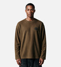 New Amsterdam Surf Association Logo Longsleeve Waffle Brown