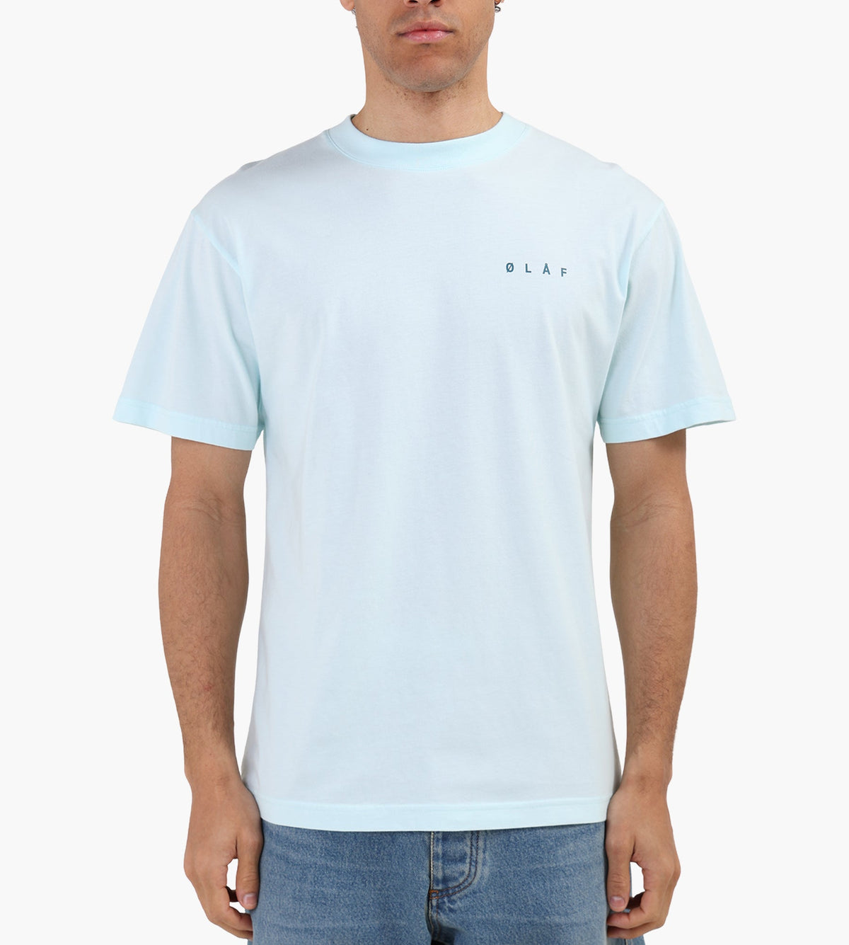 OLAF Dotted Face Tee Salt Air