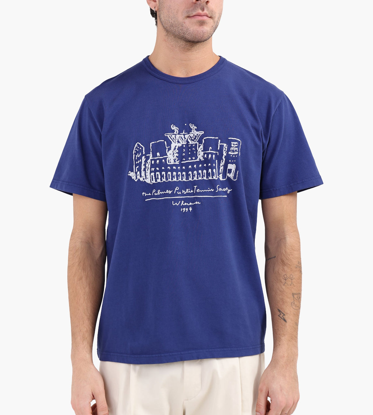 Palmes Public T-Shirt Blue