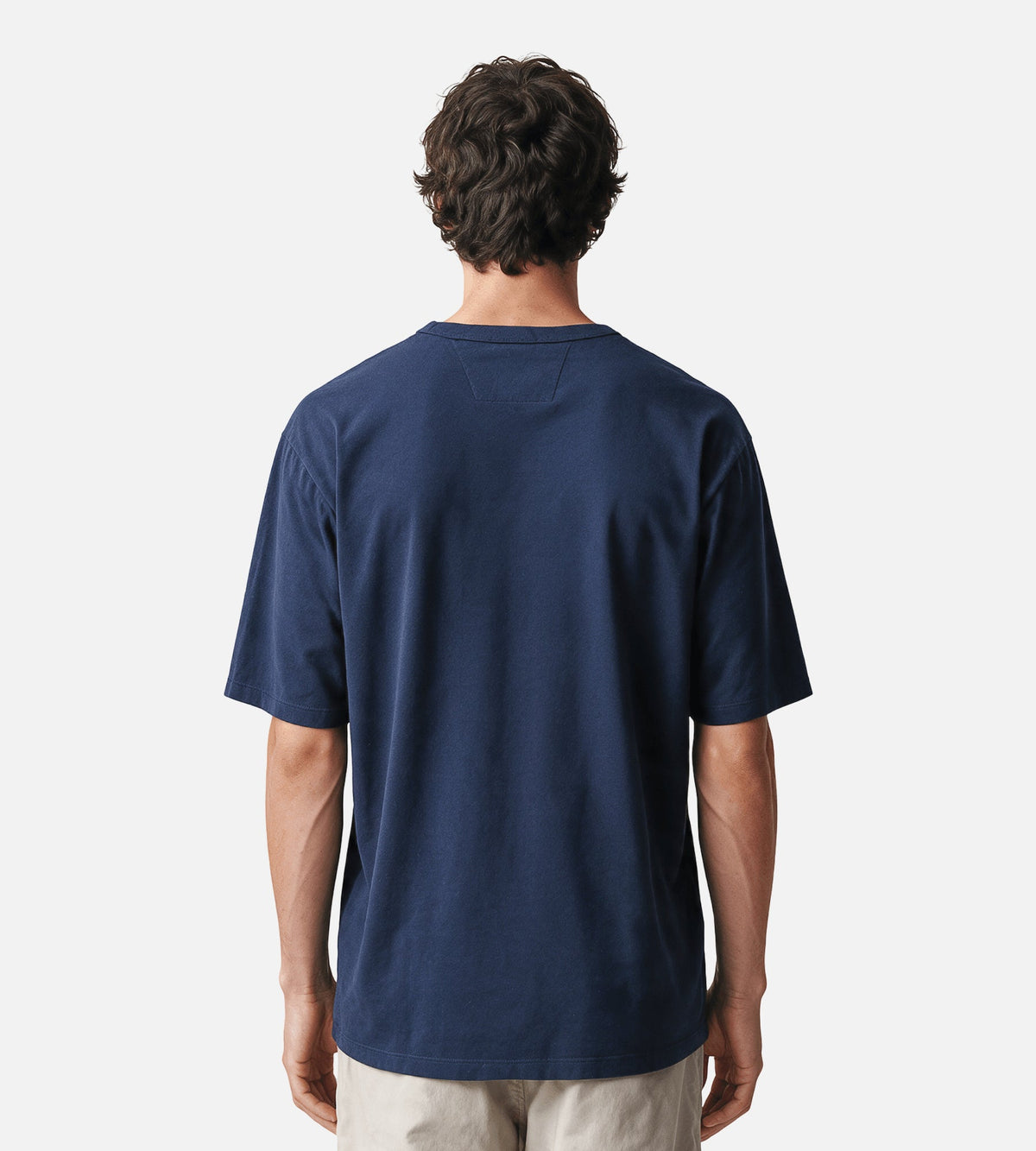 C.P. Company 30/2 Mercerized Jersey Twisted British Sailor T-Shirt Peacoat