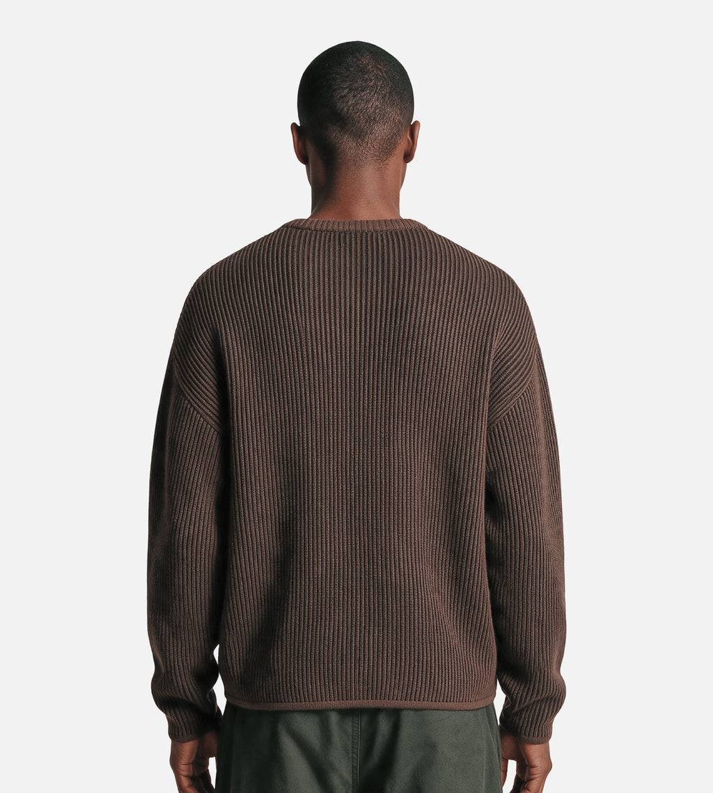 Daily Paper Dias Stacked Rib Knit Sweater Mole