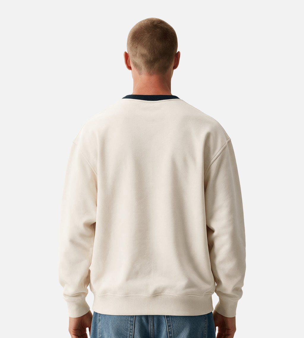 PAL Sporting Goods Pre Game Crewneck Marshmallow Navy