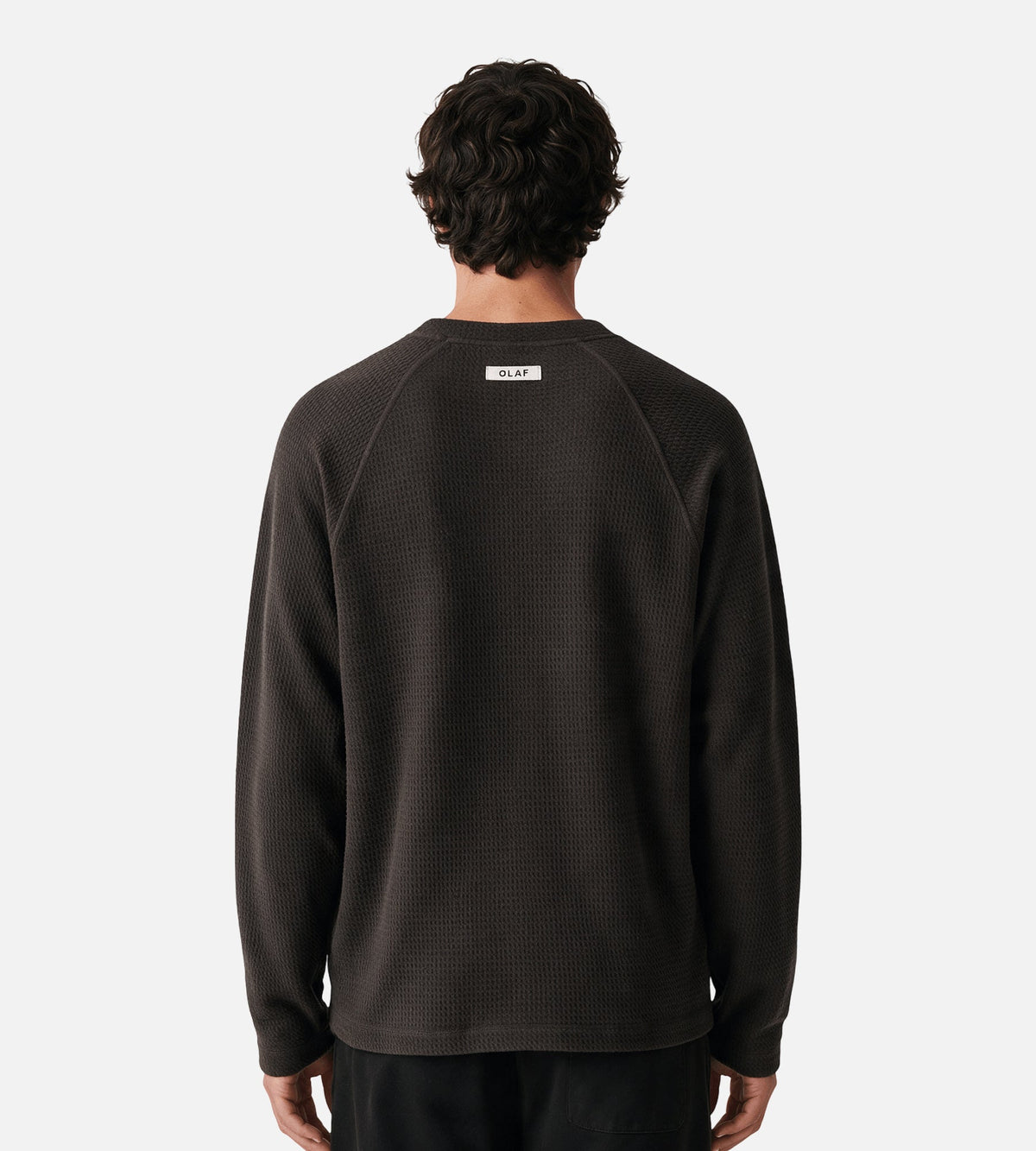 OLAF Waffle Crewneck Chocolateplum