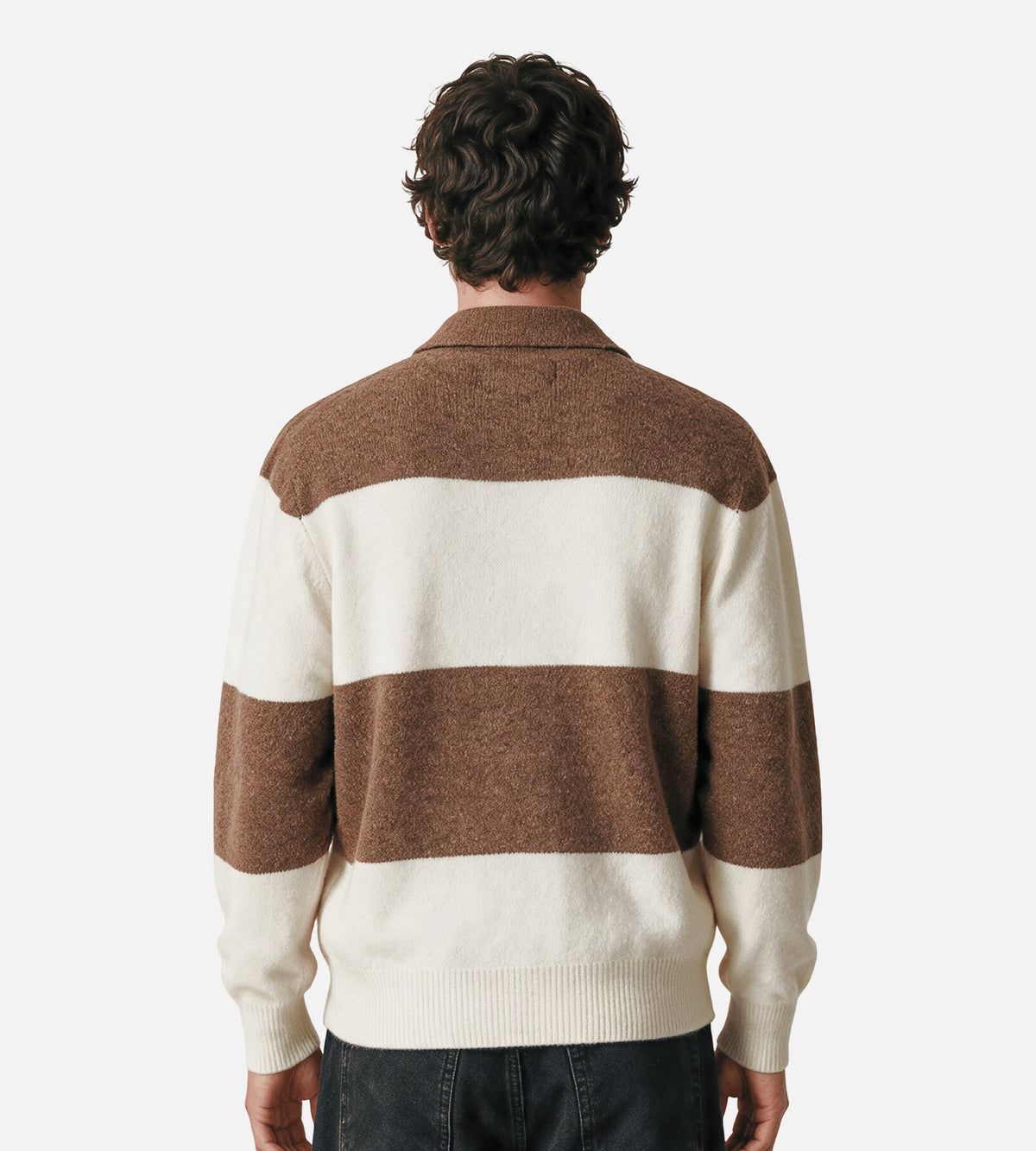 Corridor Brushed Knit Rugby Natural