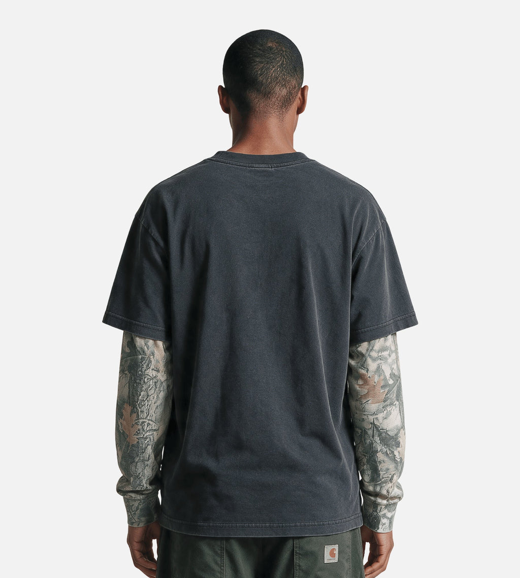 Obey Post 2FER Longsleeve Dusty Black Limo Multi