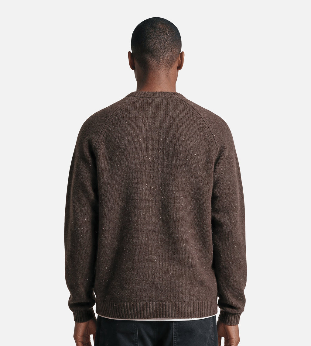 Carhartt WIP Anglistic Sweaterer Speckled Tobacco