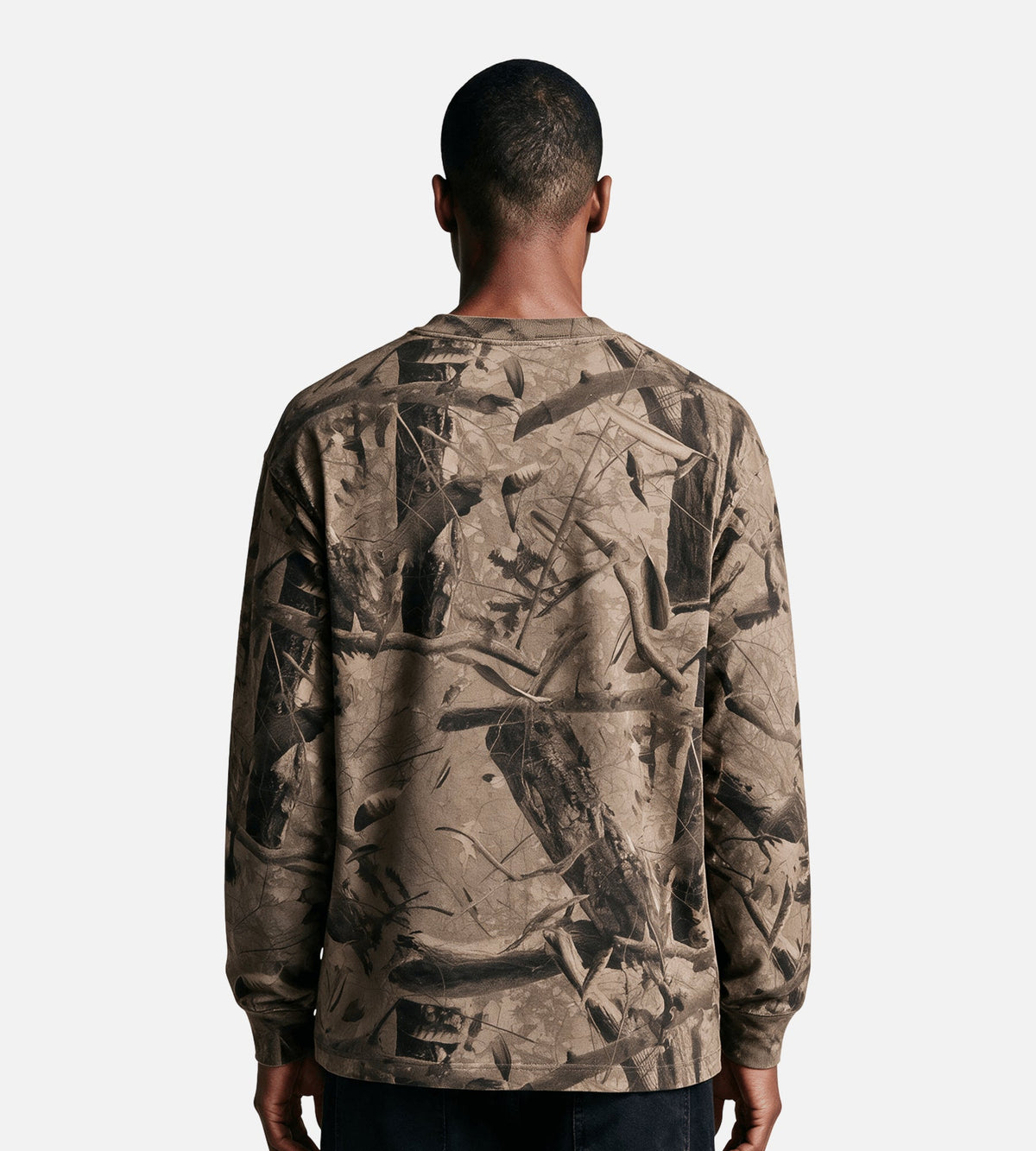 Carhartt WIP Feather Tree Longsleeve Camo Feather Tree Khaki Shungite