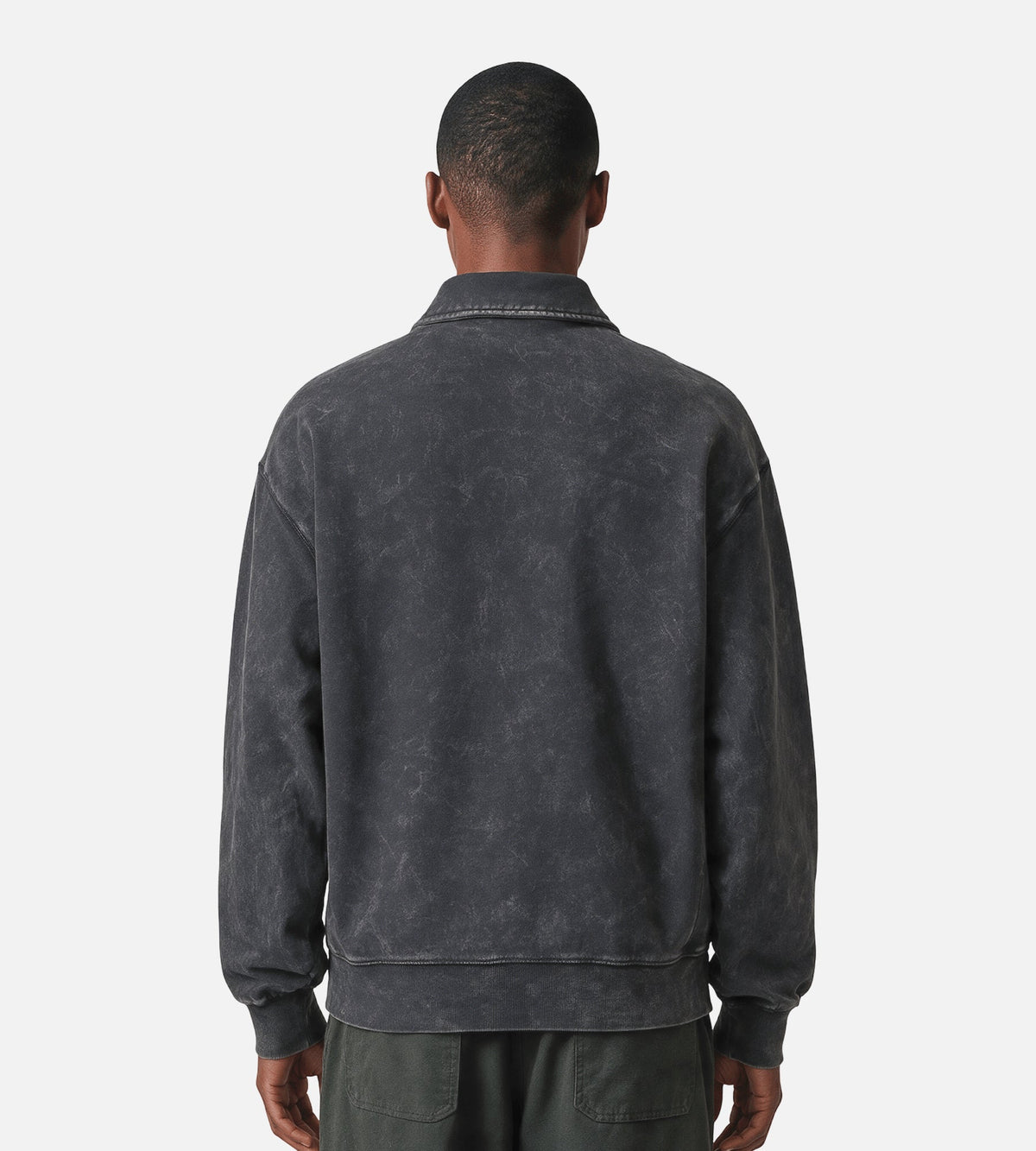Carhartt WIP Lambert Polo Sweater Black