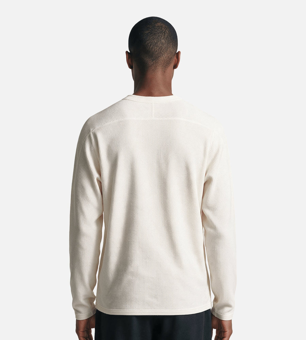 Norse Projects Stevns Cotton Hemp Military Rib Longsleeve Ecru