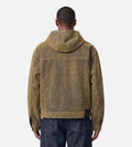 Daily Paper Velvet Shield Denim Jacket Brown