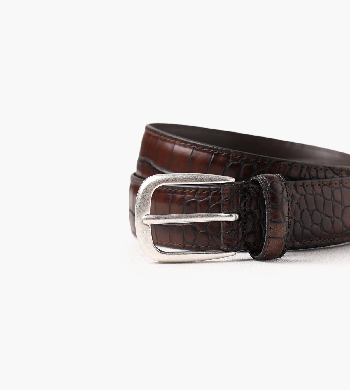 Baskèts by Anderson's Belt Brown Croc
