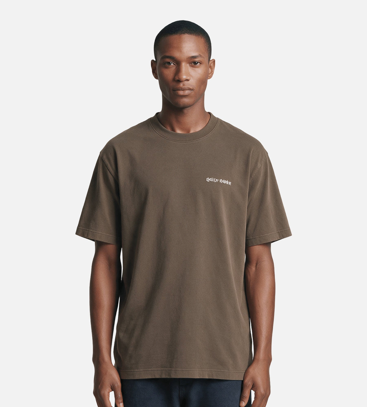 Daily Paper Wish Plant Shield T-Shirt Stone Gray