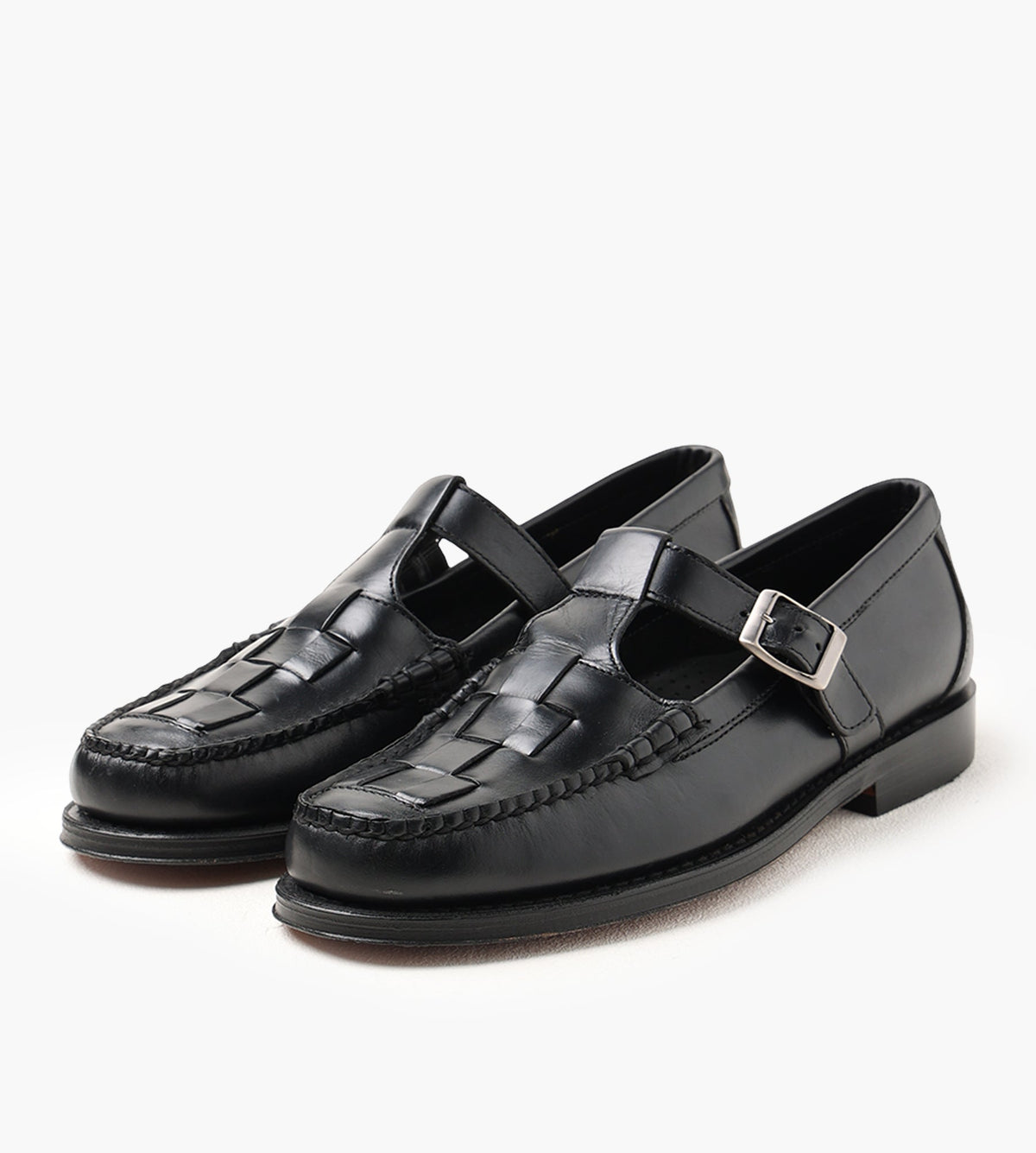 G.H. Bass Weejun Heritage Fisherman Black Lthr