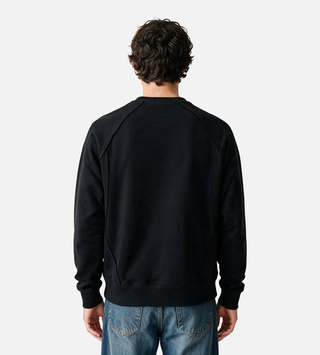 Observe Layered Crewneck Black
