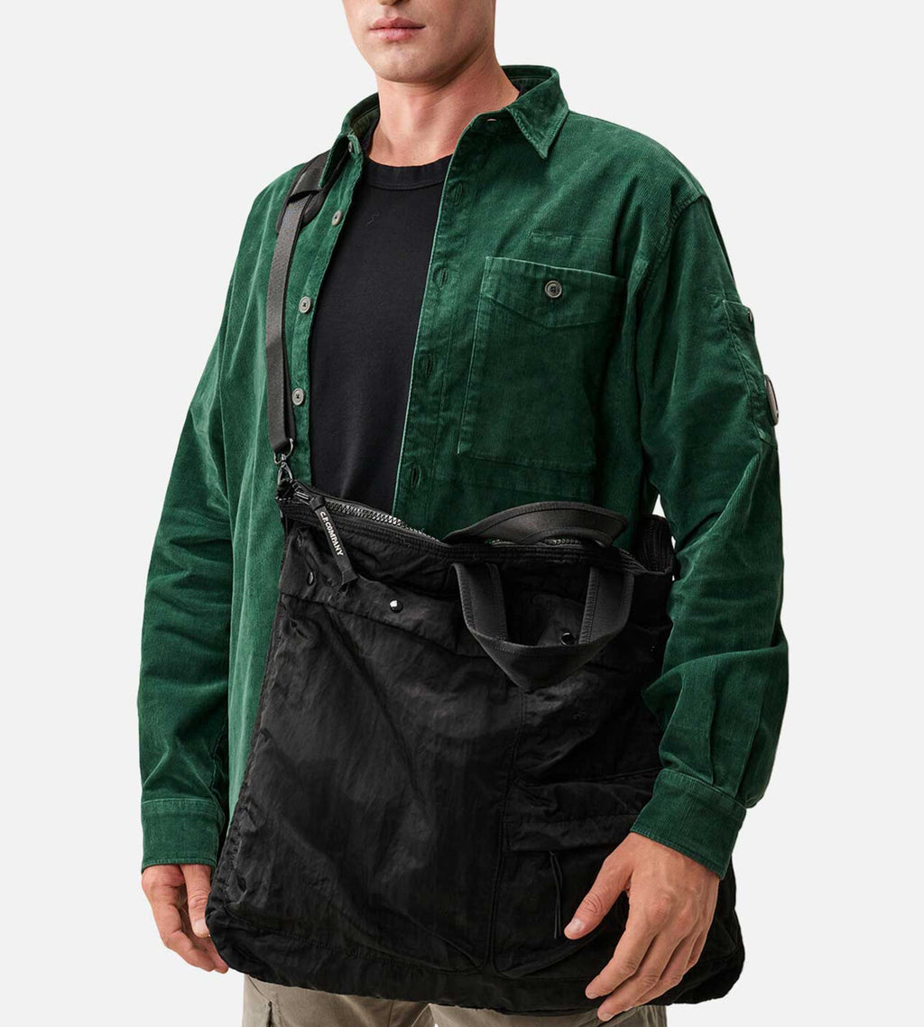 C.P. Company Nylon B Lens Shoulder Bag Black