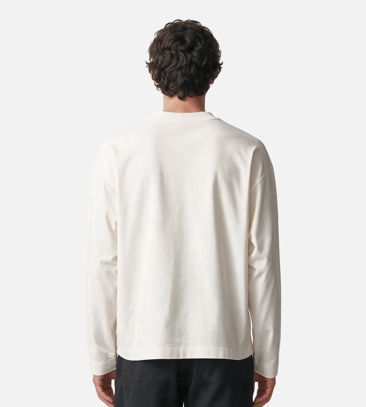 Norse Projects Isefjord Compact Cotton Longsleeve Ecru