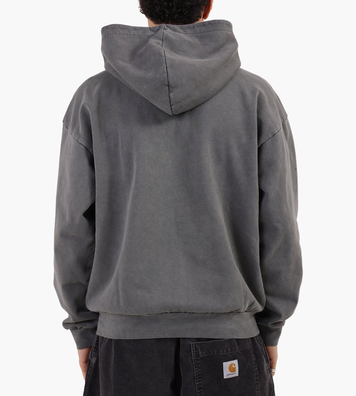 Obey Lowercase Pigment Zip Hoodie Pigment Digital Black