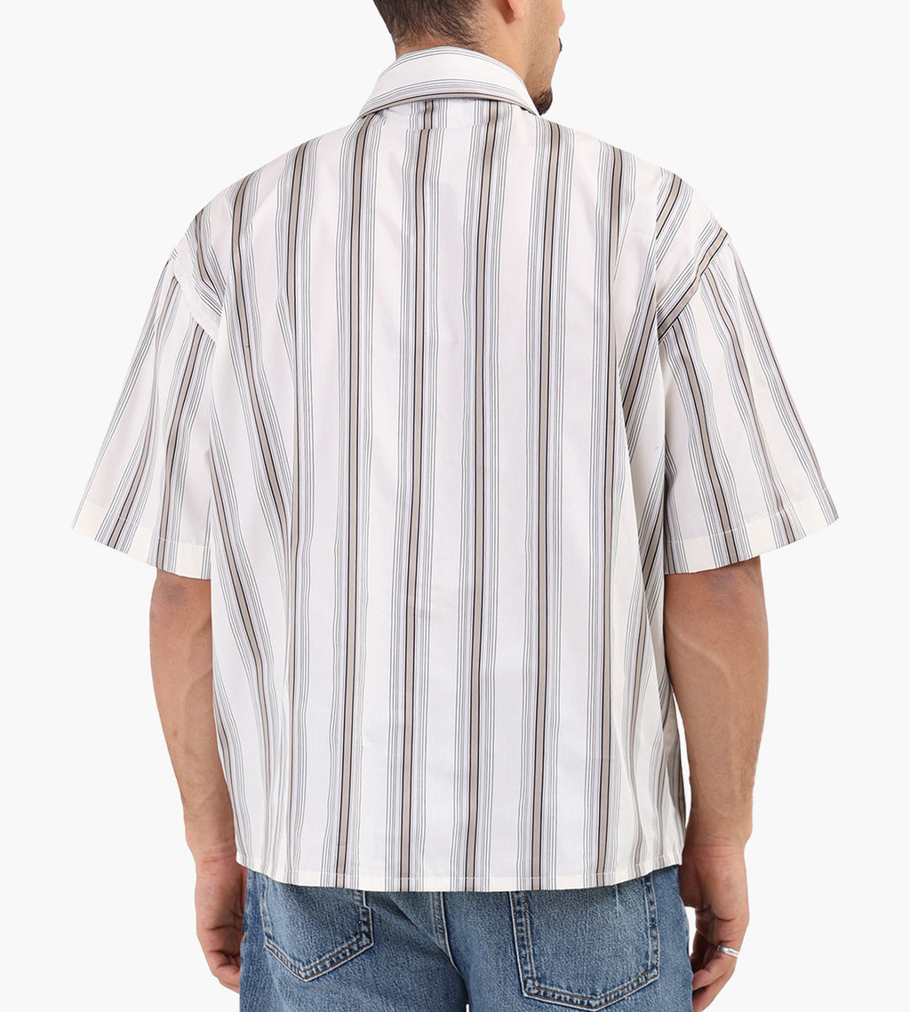 Won Hundred Maza Stripe Short Sleeve Shirt Rock Ridge COMB.