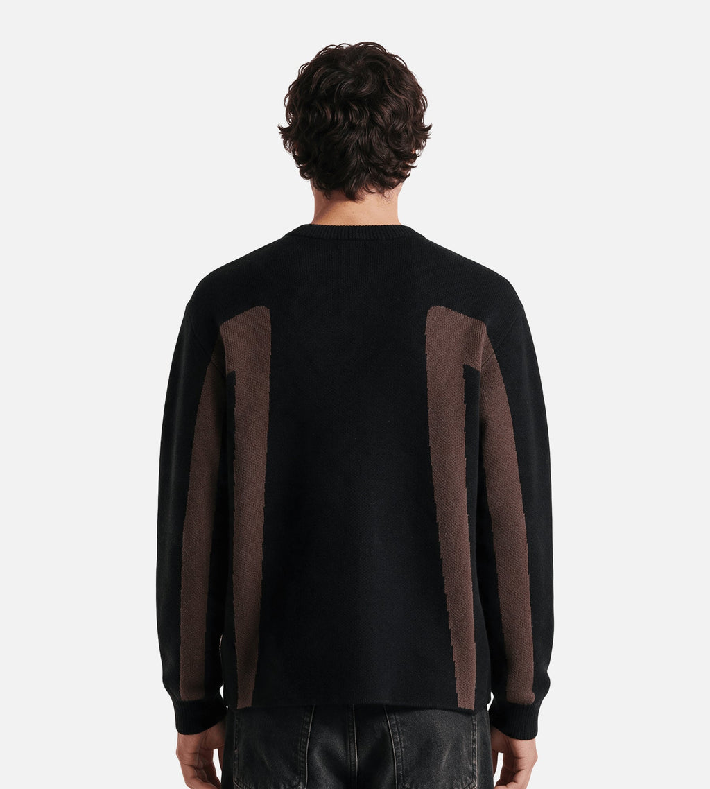 Obey Brann Sweater Digital Black Multi