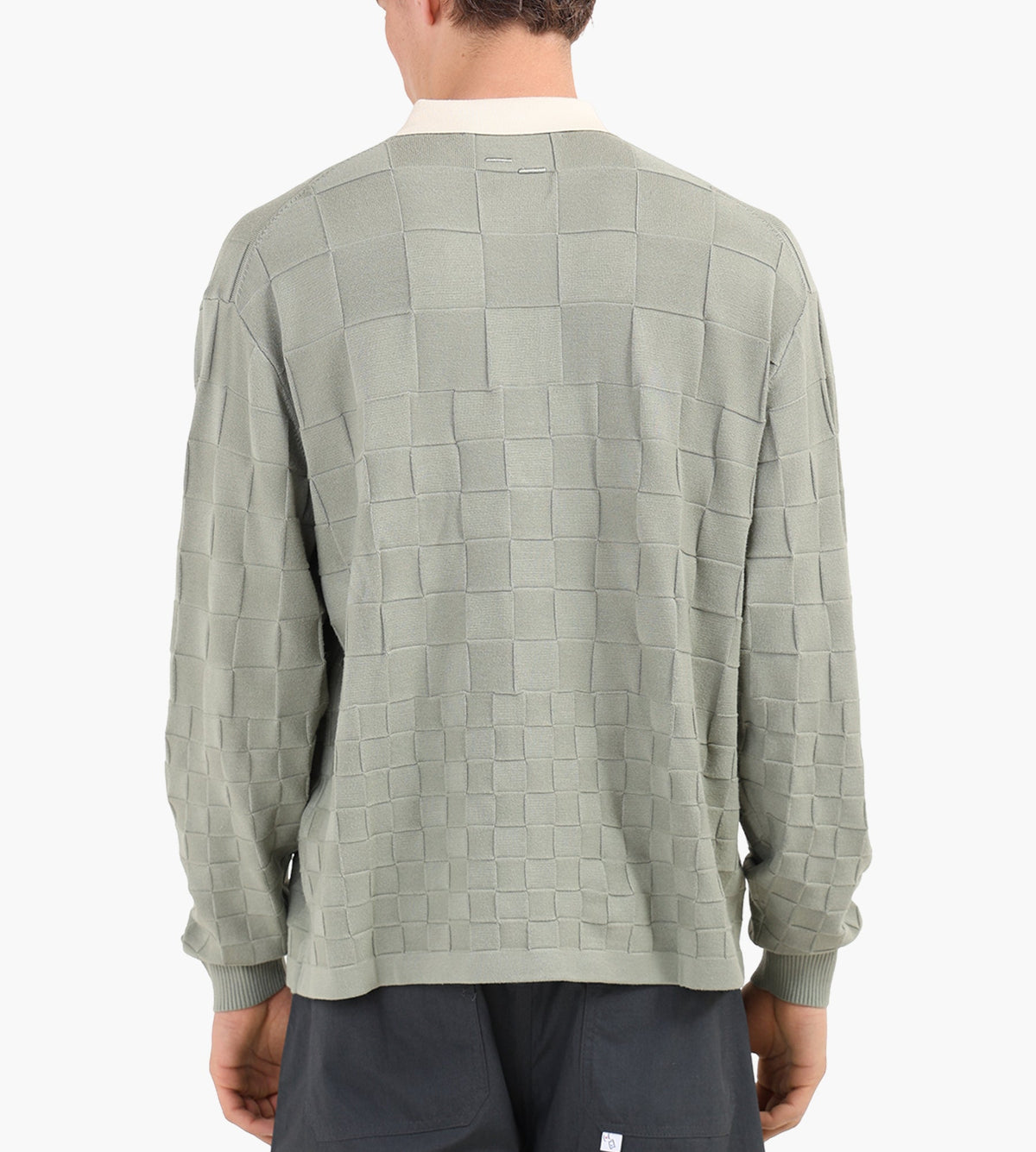 Filling Pieces Knit Shirt Rugby Tea