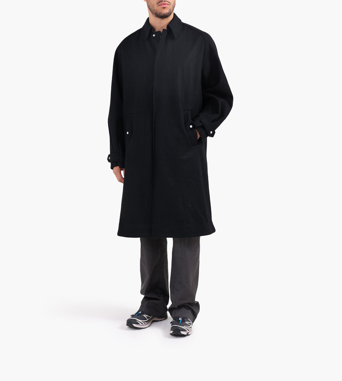 Baskèts | M.J.M.H Wool Coat Black