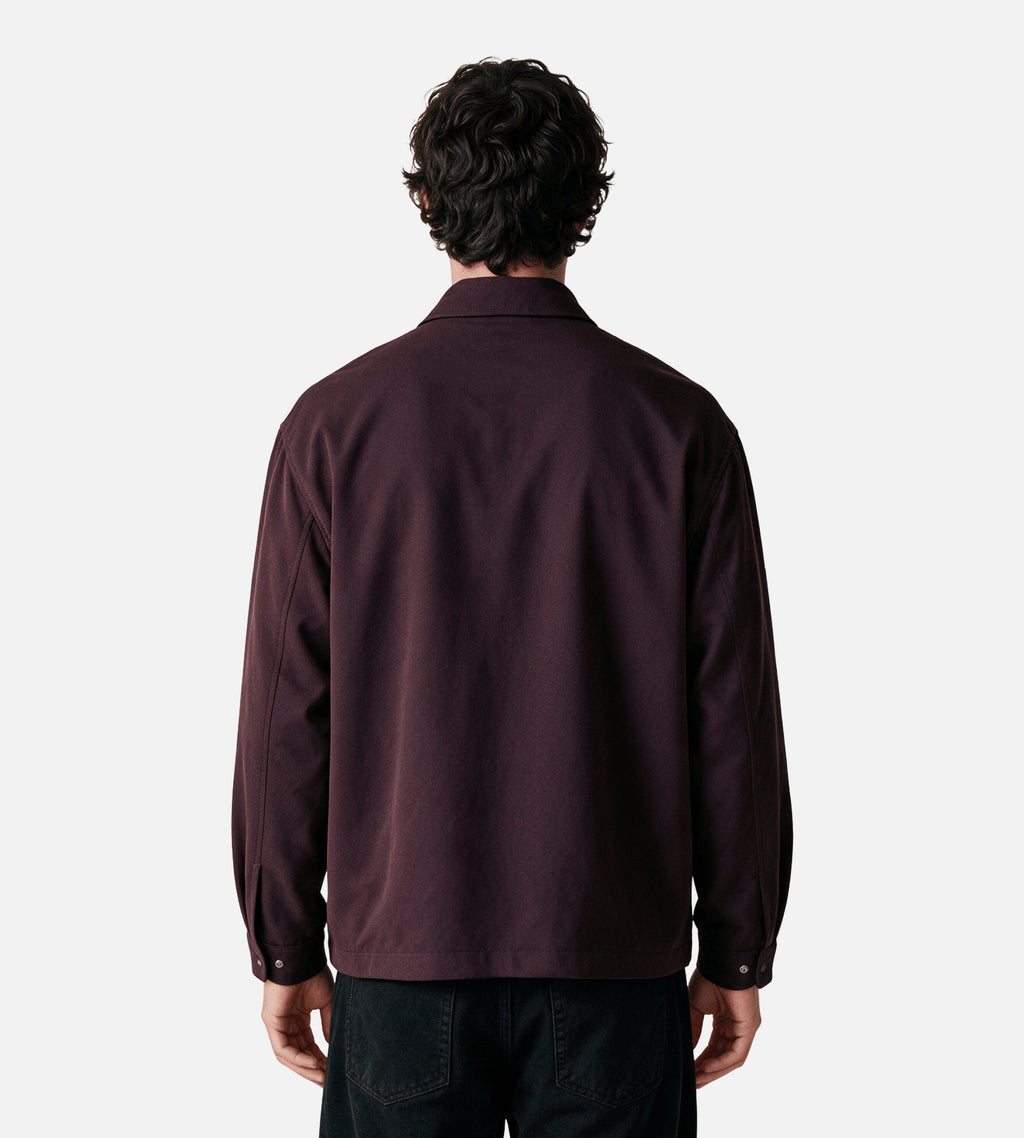 New Amsterdam Surf Association Zip Up Shirt Wine