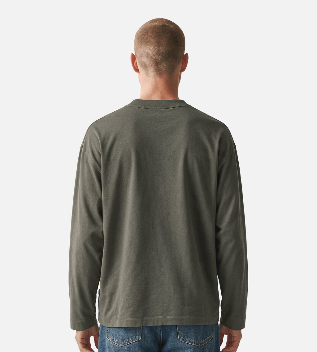 Norse Projects Isefjord Compact Cotton Longsleeve Beluga