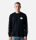 New Amsterdam Surf Association F26 Logo Longsleeve Black White