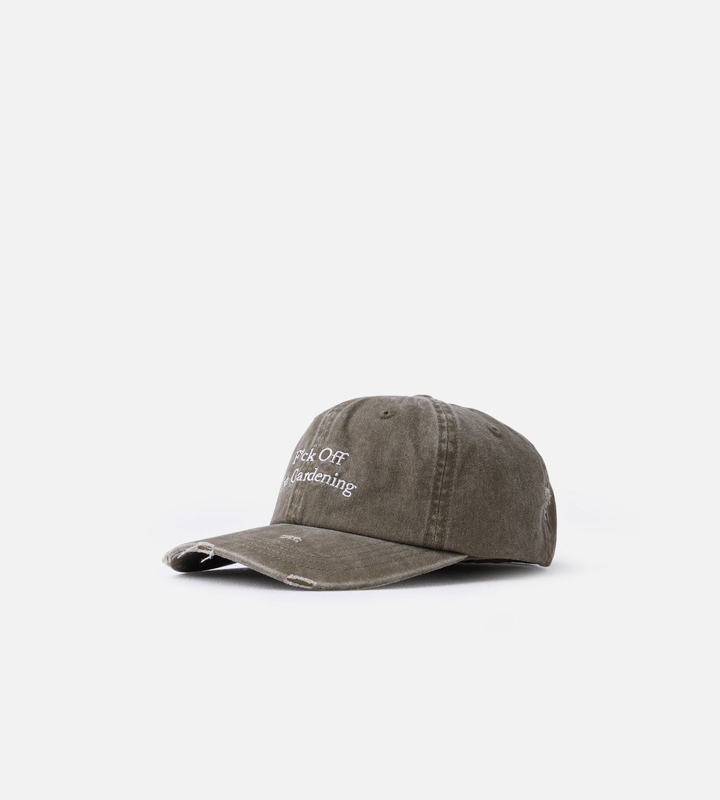 Bram's Fruit Distressed F*ck Off I'm Gardening Cap Olive Green