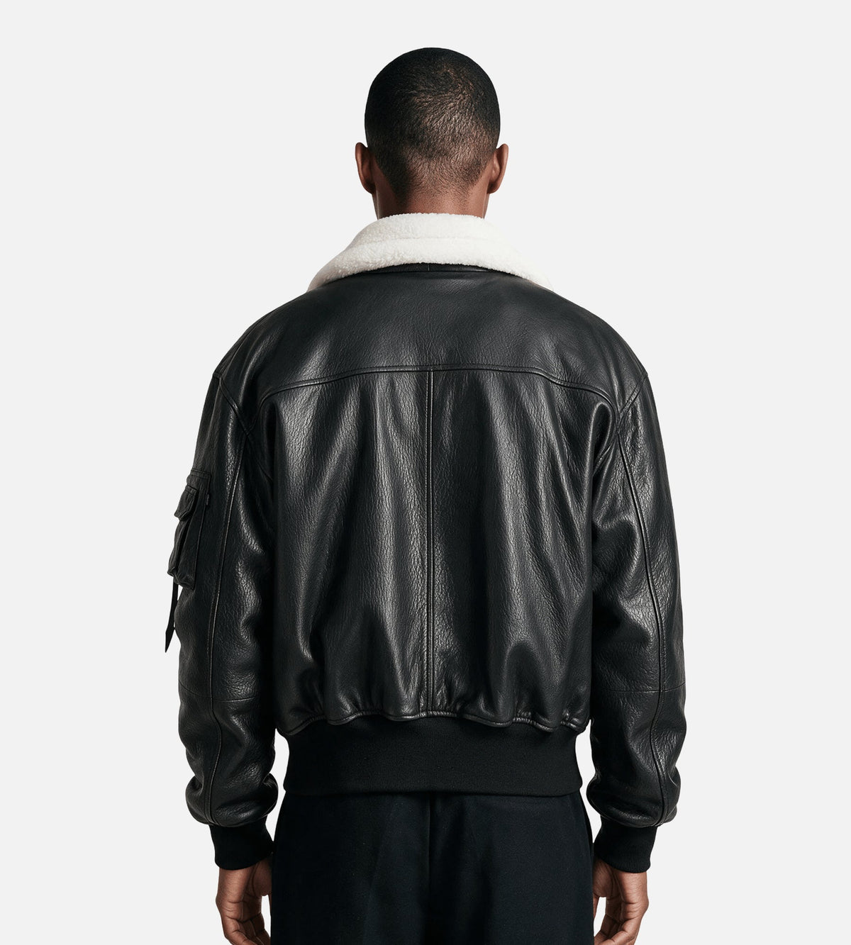 Alpha Industries B-15 Leather UV Black