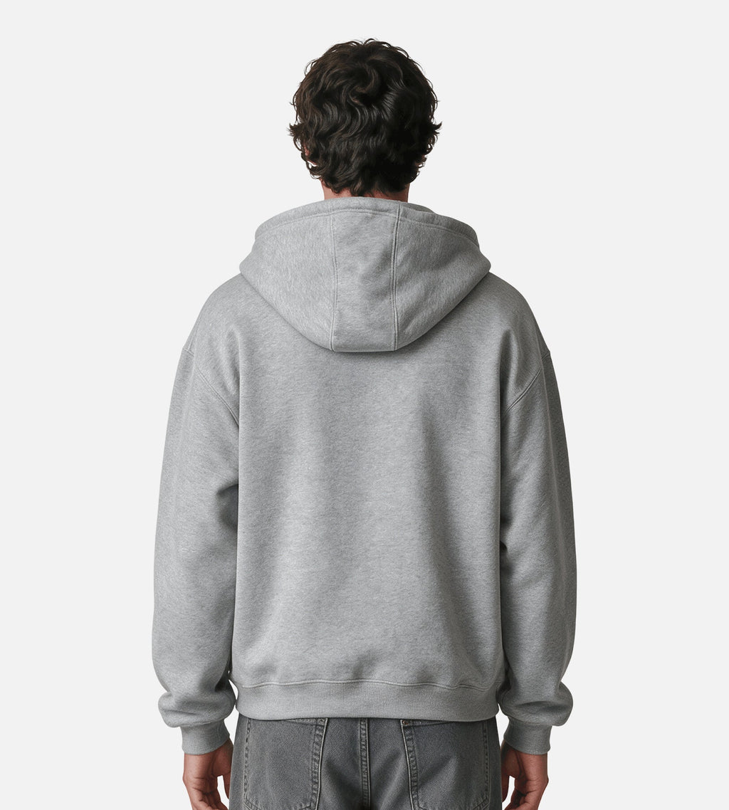 Carhartt WIP Hooded Ebbert Jacket Grey Heather White