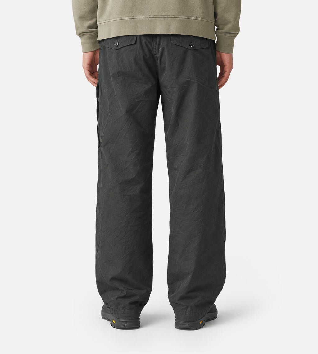 C.P. Company Micro-Reps Boxy Pleats Cargo Pants Raven
