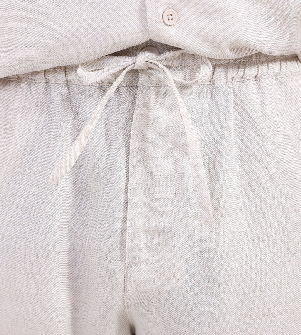 OLAF Linen Blend Short Off White