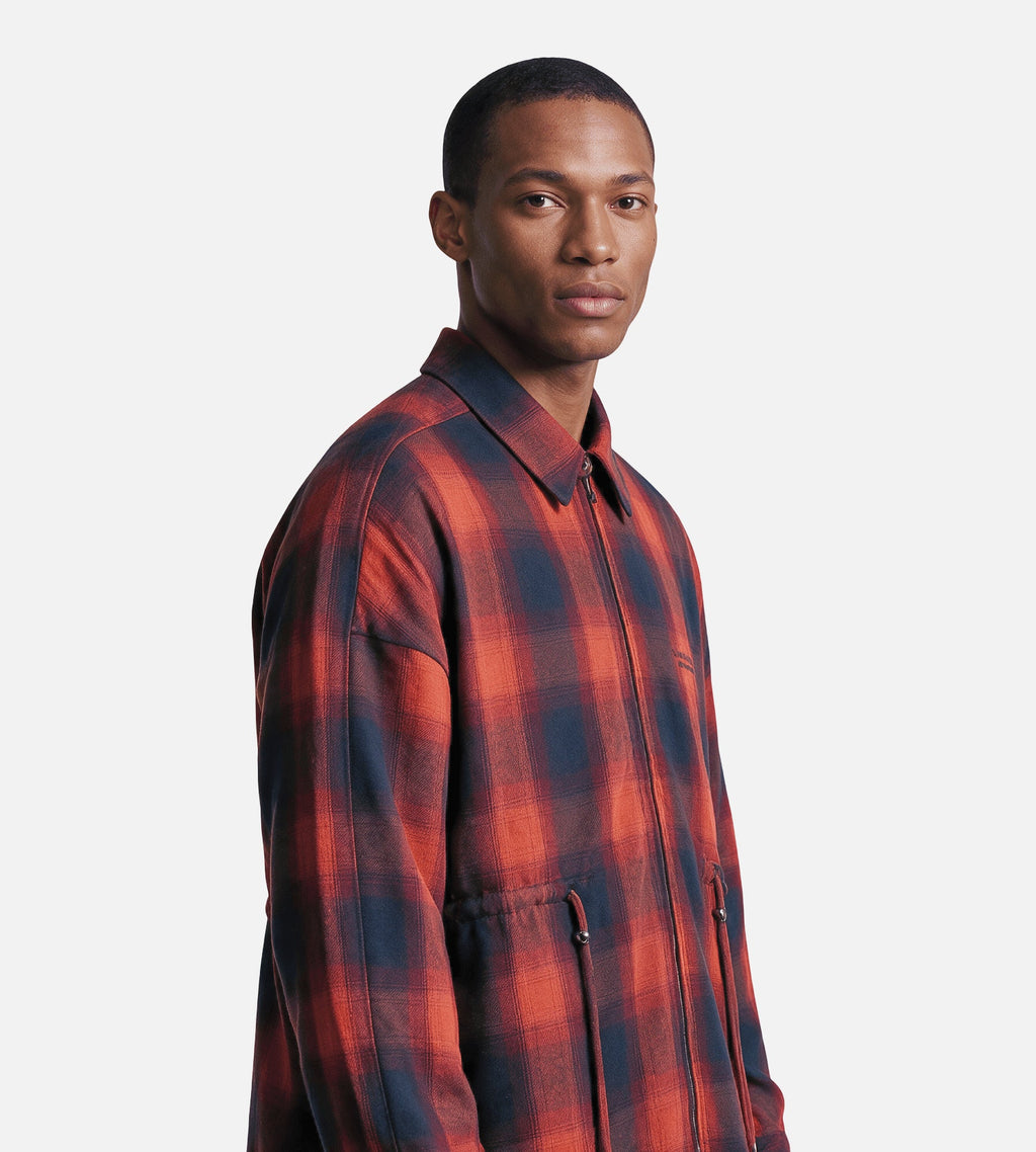 New Amsterdam Surf Association Flanel Overshirt Blue Red Check