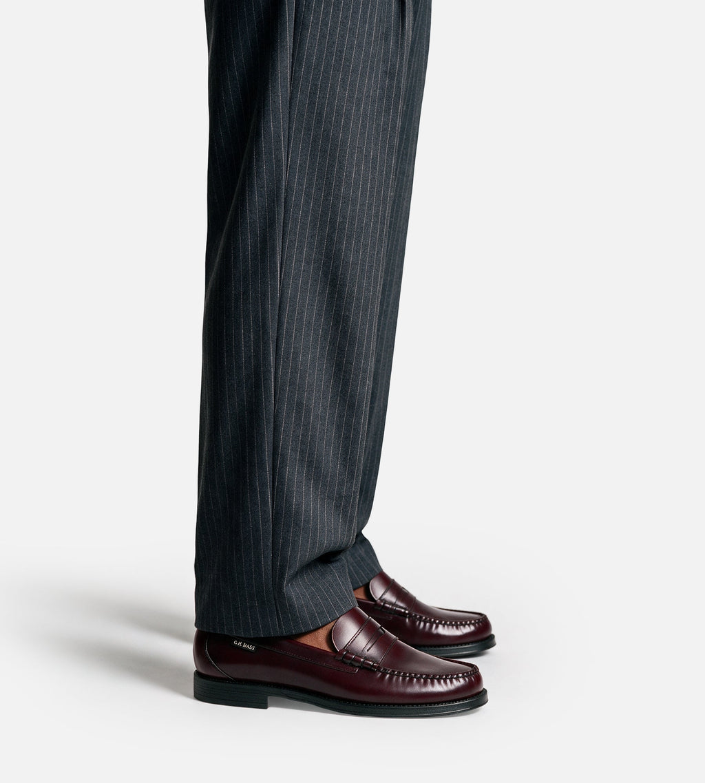 NN.07 Kay 10037 Trousers Dark Grey Stripe