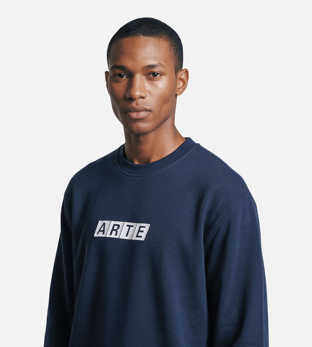 Arte Antwerp Module Crewneck Navy