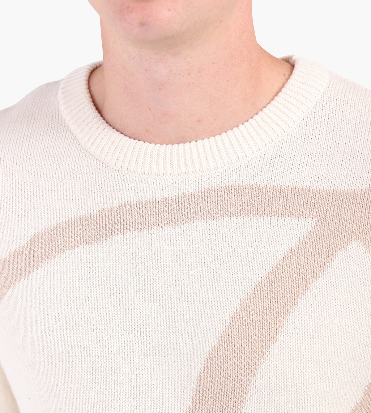 Baskèts B Knit Crewneck Cream