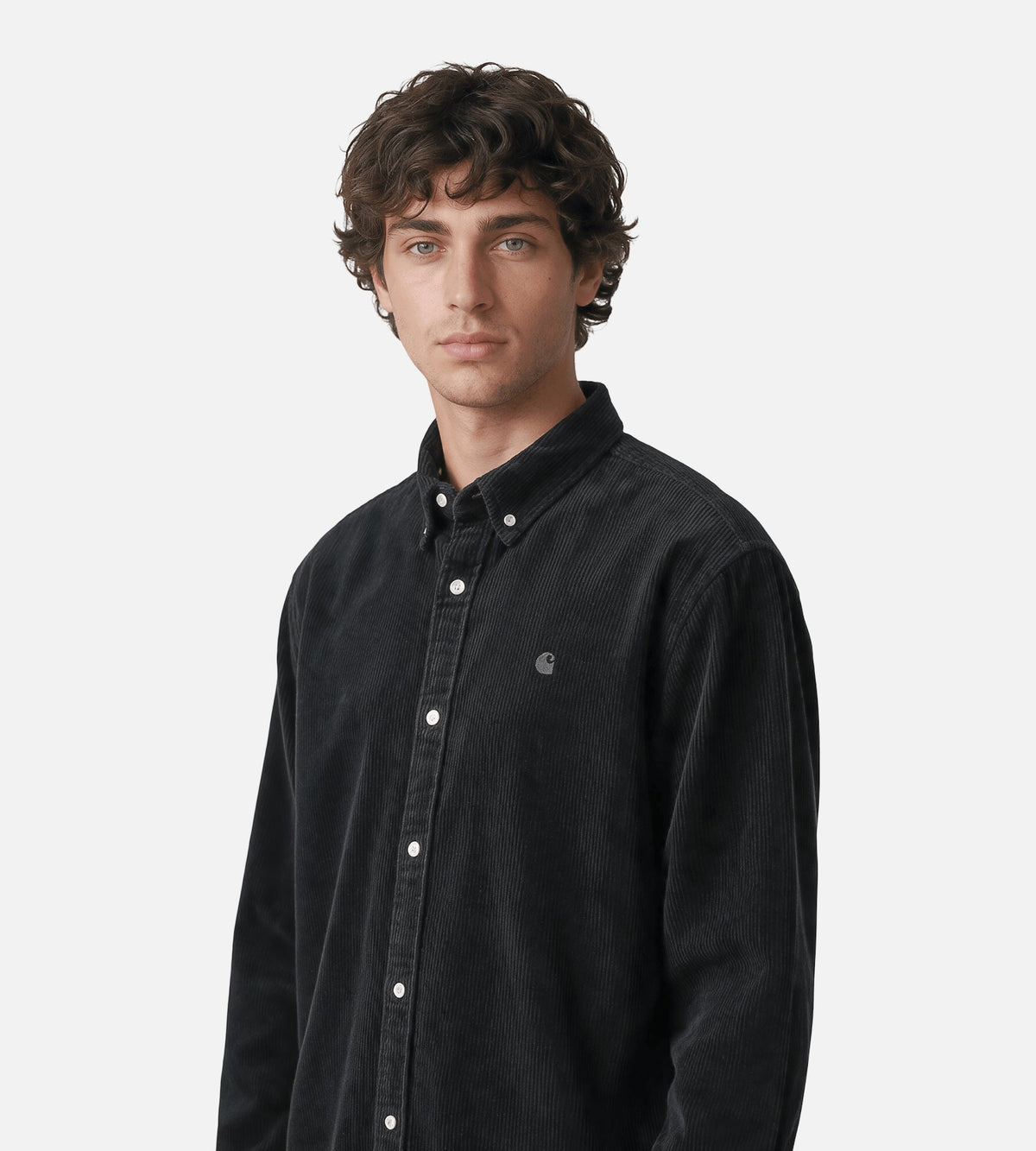 Carhartt WIP Long Sleeve Madison Cord Shirt Soot