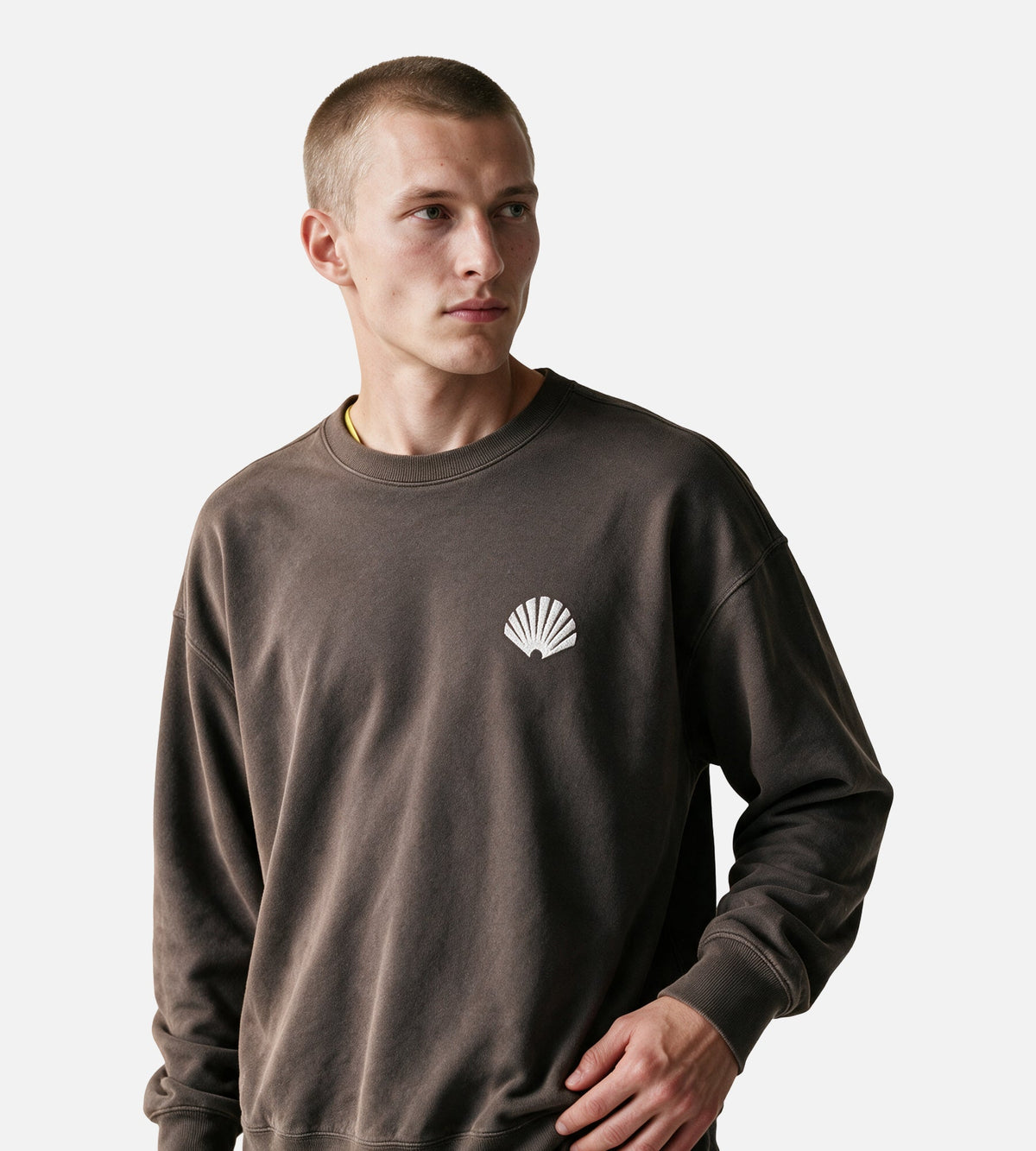 New Amsterdam Surf Association Logo Crewneck Falcon White