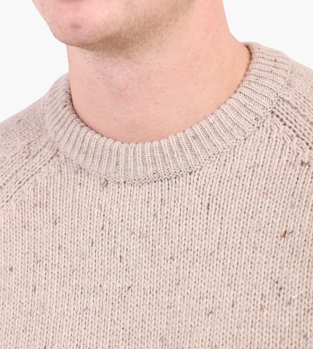 Carhartt WIP Anglistic Sweaterer Speckled Fleur De Sel
