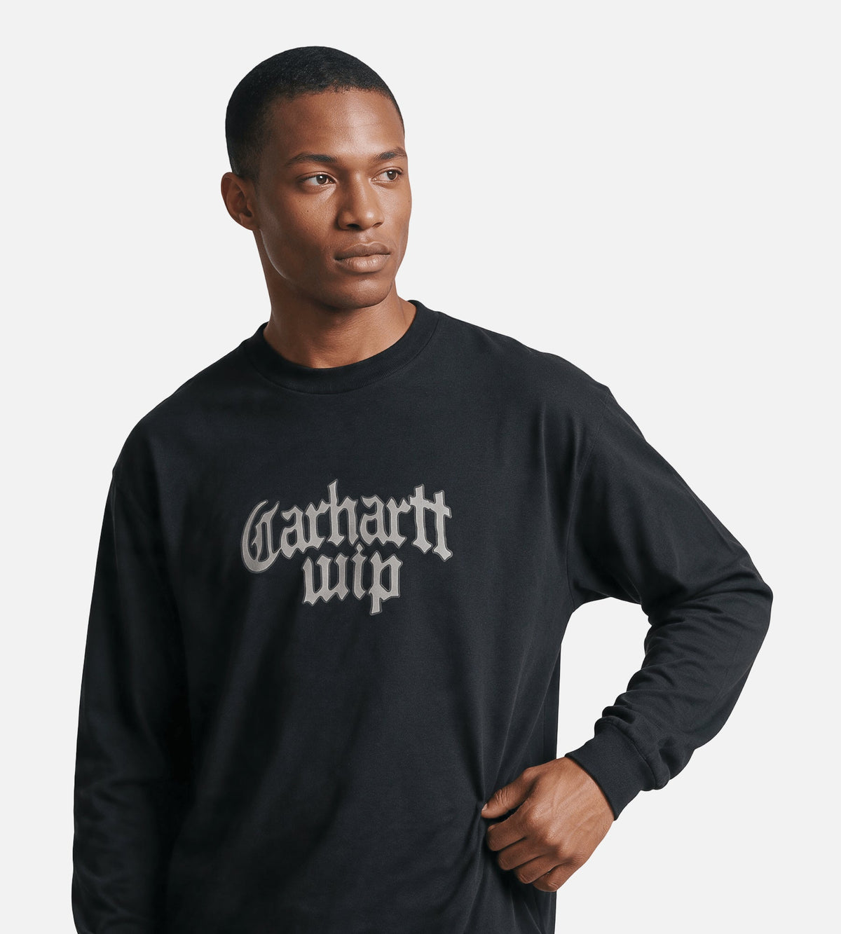 Carhartt WIP Blackletter Longsleeve Black